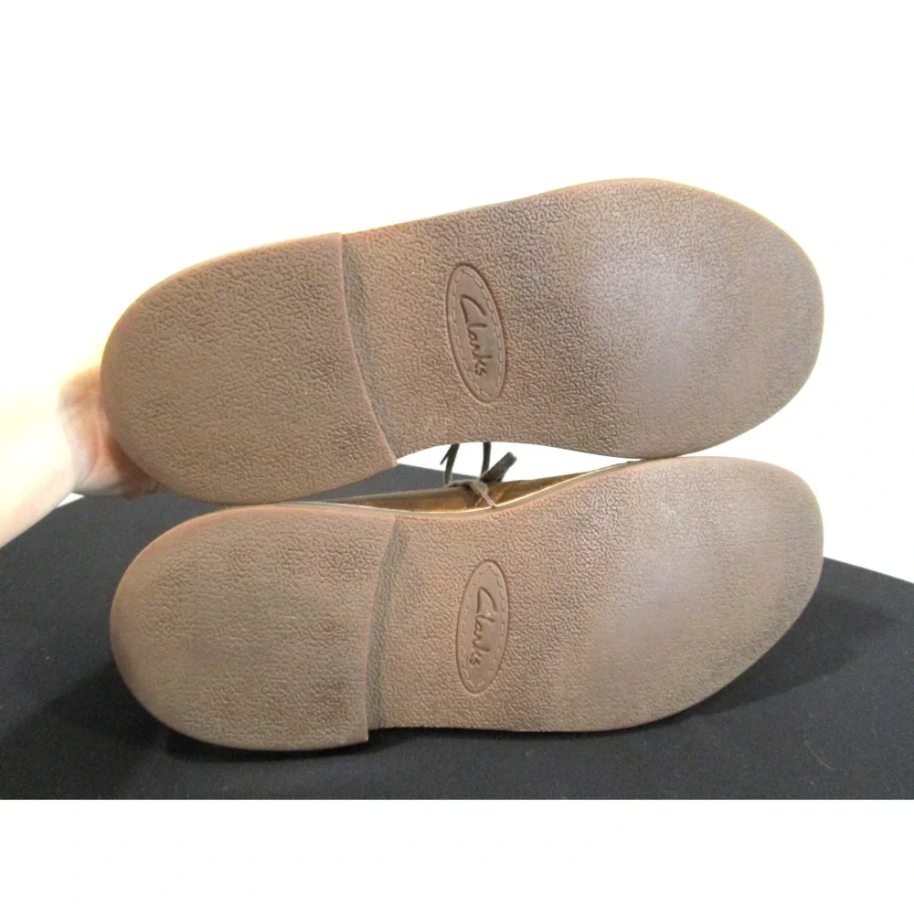 Clarks Brown Leather Bushacre 2 Chukka Desert Boots Men 10.5 M